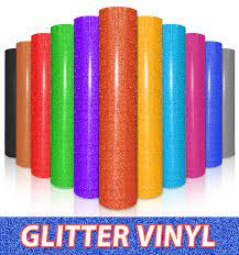 VINYL- SPARKLE GLITTER- HEAT TRANSFER GLITTER VINYL -HTV